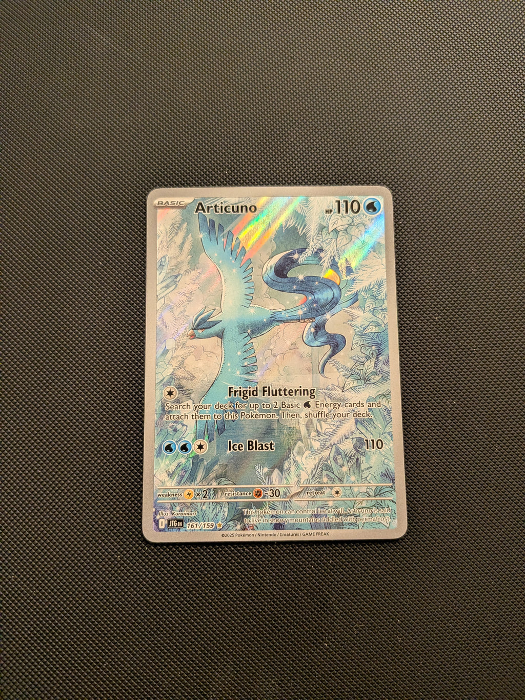 Articuno  (JTG 161) Journey Together - Singles (white dot højre hjørne near mint) se billeder