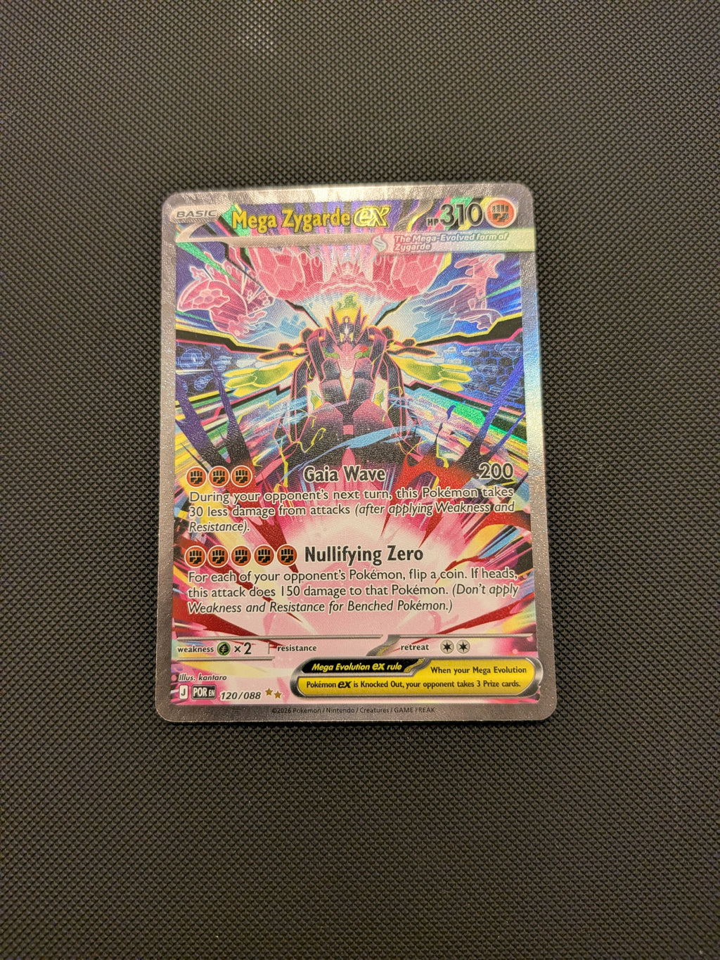 Mega Zygarde ex  (POR 120) Perfect Order - Singles (near mint)