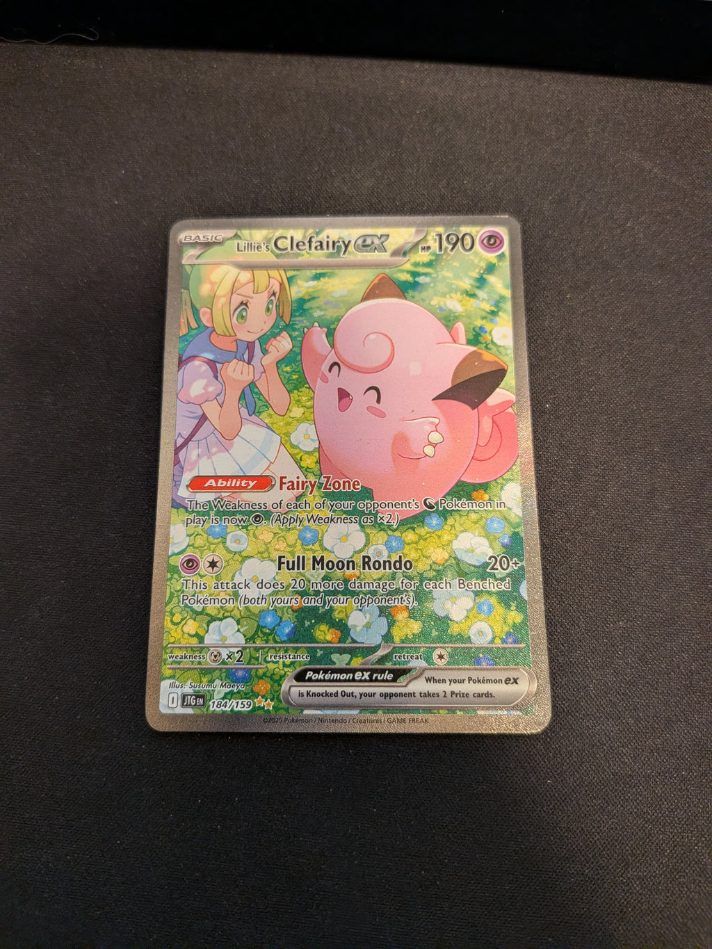 Lillie's Clefairy ex  (JTG 184) Journey Together - Singles