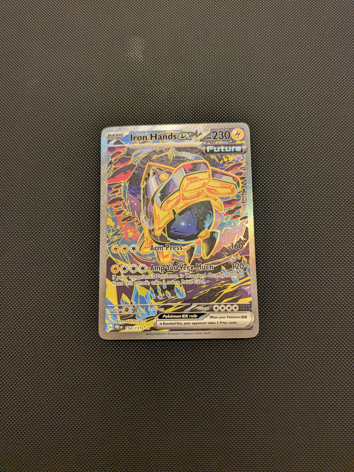 Iron Hands ex  (PRE 154) Prismatic Evolutions - Singles (Near Mint)
