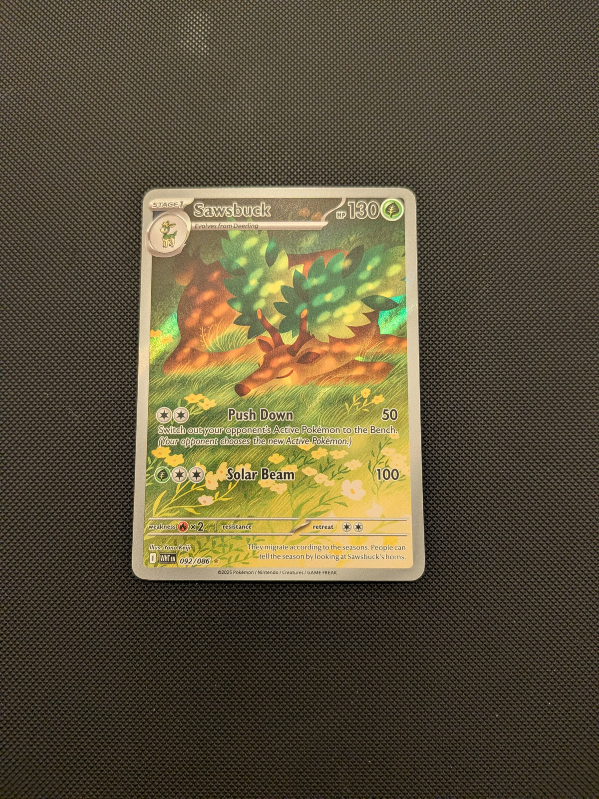 Sawsbuck  (WHT 092) White Flare - Singles (Near mint)