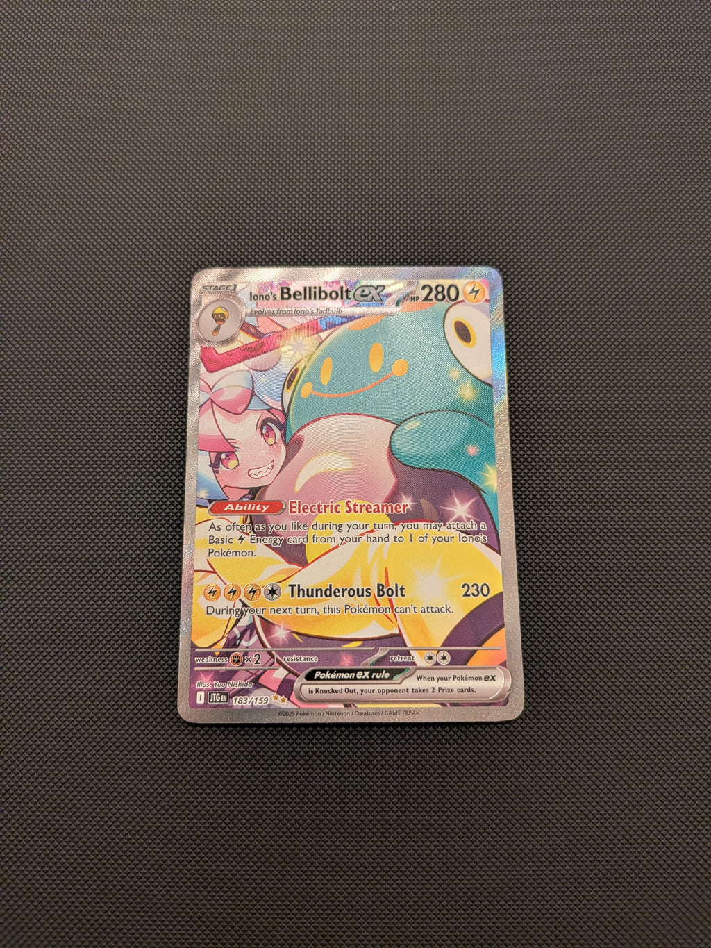 Iono's Bellibolt ex  (JTG 183) Journey Together - Singles