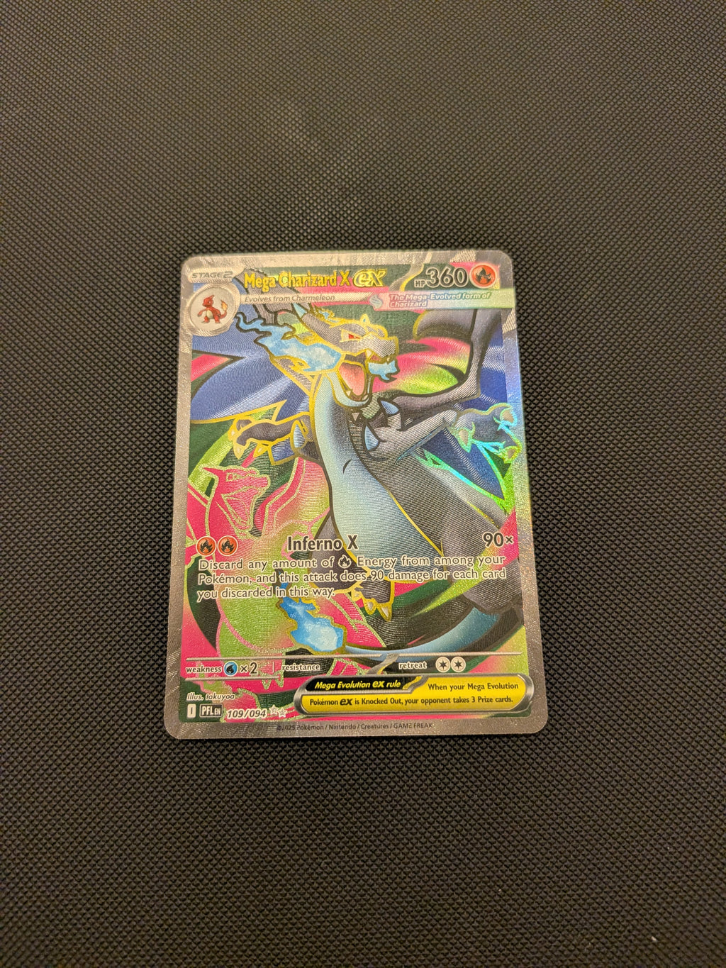 Mega Charizard X ex  (PFL 109) Phantasmal Flames - Singles (Near Mint)