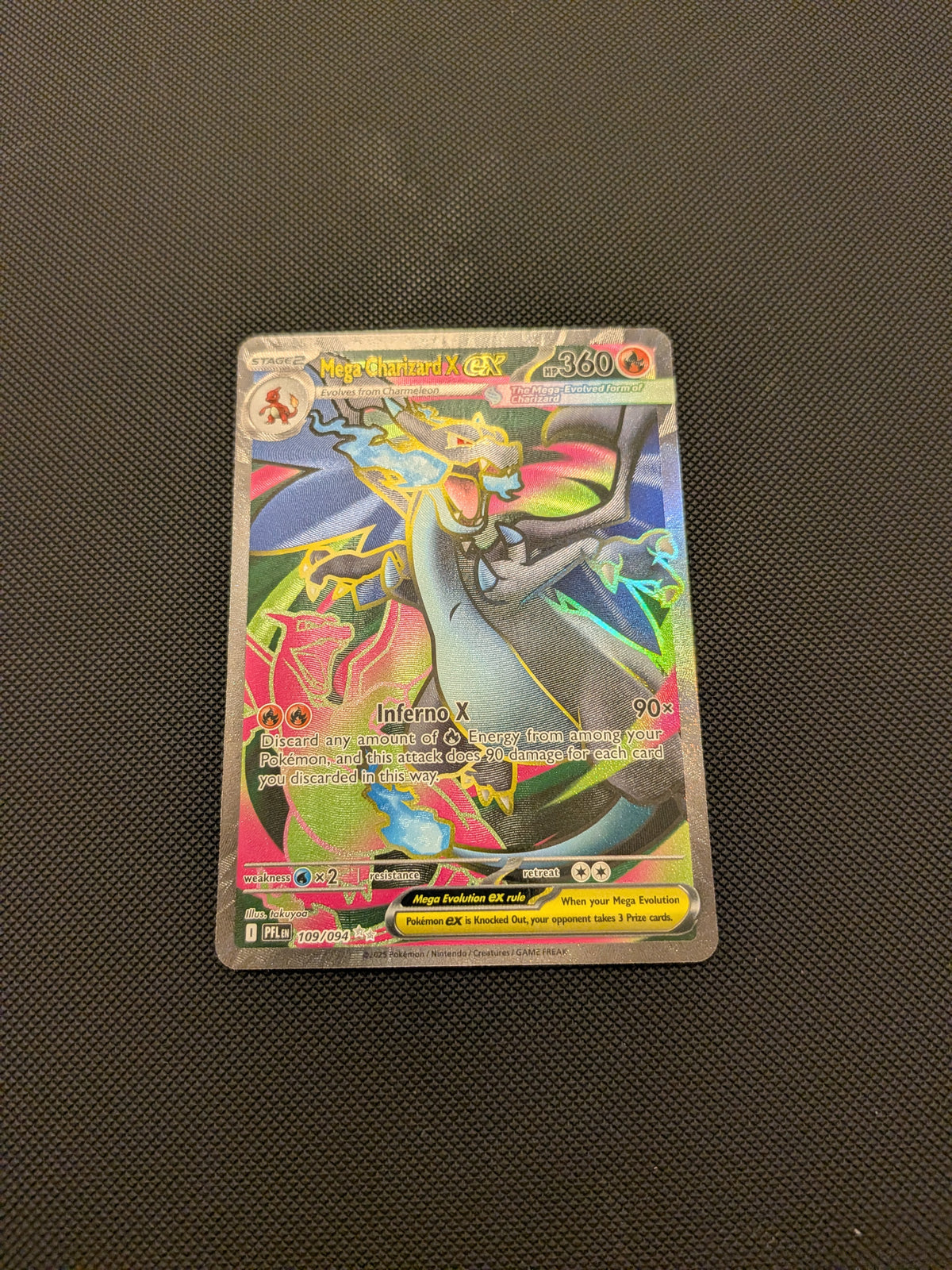 Mega Charizard X ex  (PFL 109) Phantasmal Flames - Singles (Near Mint)