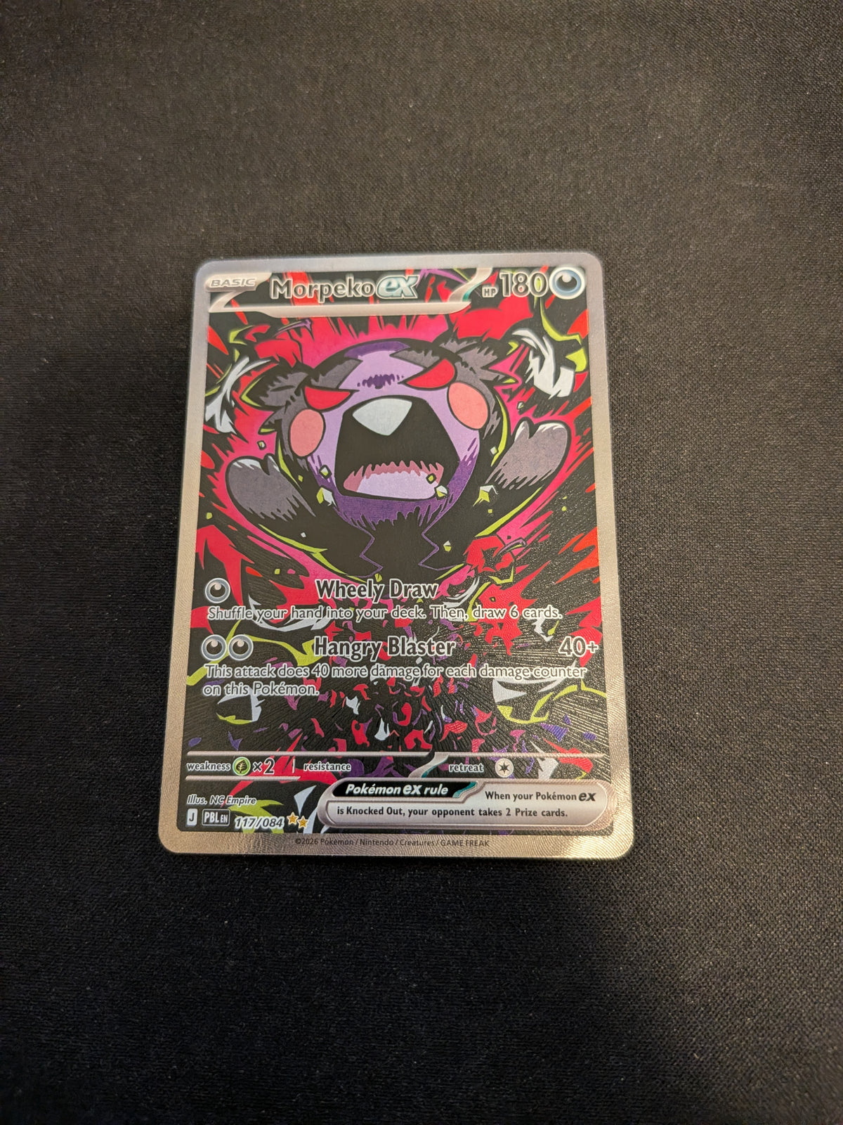 Morpeko ex  (PBL 117) Pitch Black - Singles (Near Mint)