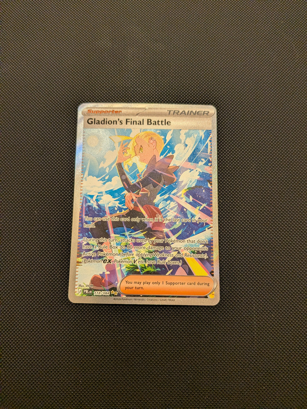 Gladion's Final Battle (PBL 118) Pitch Black - Singles (Near Mint)